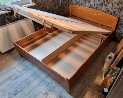 Fanni magas�tott (+ 10 cm) felnyithat� Francia�gy - 140x200, 160x200, 180x200 cm, Antikolt �cseresznye sz�n - Most 50 % kedvezm�nnyel!- aj�nd�k memory kisp�rn�val!