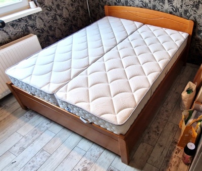 Fanni magas�tott (+ 10 cm) felnyithat� Francia�gy - 140x200, 160x200, 180x200 cm, Antikolt �cseresznye sz�n - Most 50 % kedvezm�nnyel!- aj�nd�k memory kisp�rn�val!