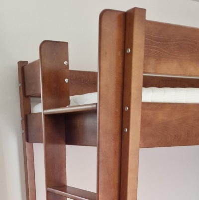 RAJMI Gal�ria�gy - 90x200 cm - T�m�r b�kk kivitelben - s�t�t Di� p�col�ssal - Akci�! - �gyr�ccsal, most 30 % kedvezm�nnyel! - most aj�nd�k Naturtex kisp�rn�val! 